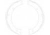 Brake Shoe Set:S2578